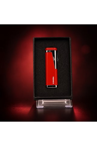 Cohiba 3 Torch Pürmüz Delicili Kırmızı Metal Puro Çakmağı