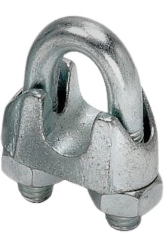 Yıldızan zkra shop Halat Klemens Seti, Metal, 10 mm, 5 Adet 1053162