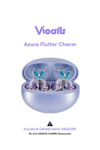 Vioara Charms Klips Kulaklık Uyumlu Charm Süsü (2 ADET)