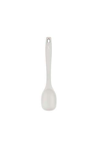 Lurch - Platin Silikon Yemek Kaşığı 28 cm Açık Gri - Yanmaz, Yapışmaz, Bükülmez, Çizmez, Tat ve Koku