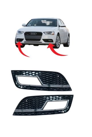 gkl Audi A4 Sis Kapağı Set Piano Black 2013-2015 8K0807681/8K0807682