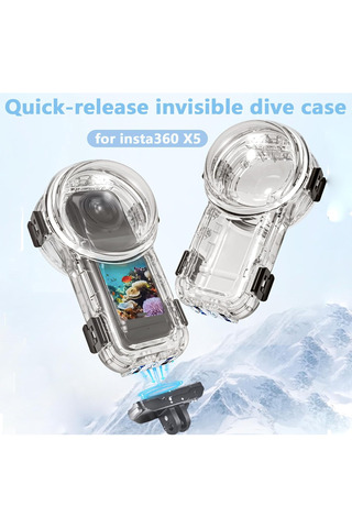 Insta360 X5 Invisible Magnetic Dive Case / Görünmez Manyetik Dalış Kabı (60M)