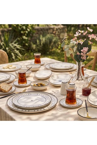 Aryıldız Icon 6 Kişilik 34 Parça Kahvaltı Takımı