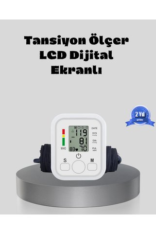 Eco Lounge Üst Koldan Ölçüm Dijital Tansiyon Aleti – IHB Aritmi Uyarılı ve Çift Hafızalı