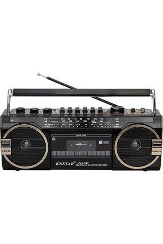 Reytek PX-149BT Bluetooth Usb+Sd+Fm Radyo Kaset Çalar Kahverengi Taşınabilir Müzik Sistemi