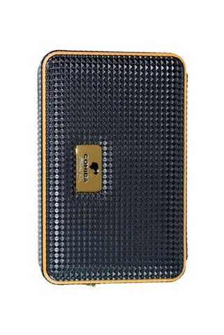 Parmida Cohiba Dijital Nem Ölçerli Siyah Puro Taşıma Çantası Seyahat Humidoru