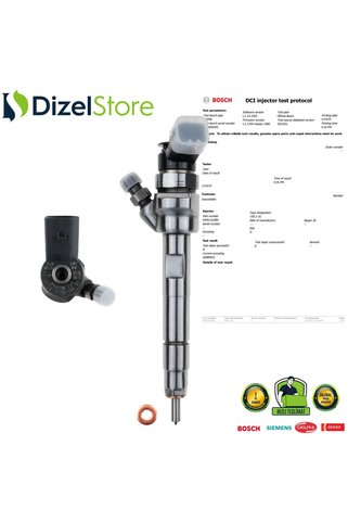 0445110289 Yenilenmiş Bosch Enjektör MINI Cooper BMW E81 E87 F20 F21 118d 1353 7 798 446