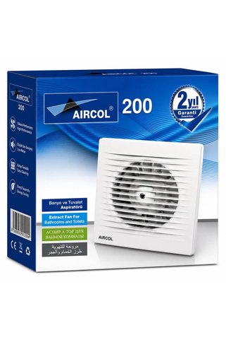 Aircol 200 LÜK ASPİRATÖR FAN