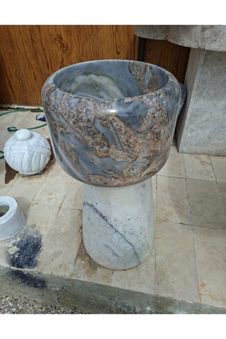 Belle Vie Ateş gri mini Kurna 35*25 cm
