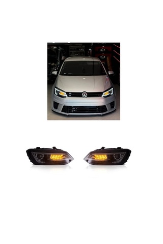 X POWER TUNİNG vw polo 6r 2009.2014 audi dizayn far