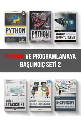 Dikeyeksen Yayıncılık Python ve Programlamaya Başlangıç Seti 2 (6 kitap)