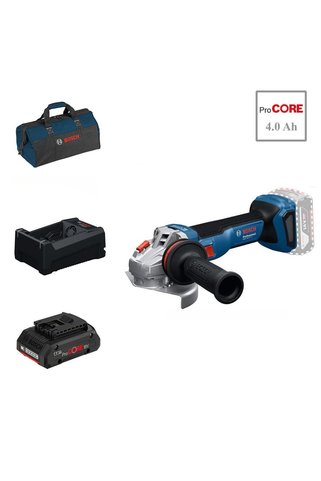 Bosch GWS 18V-11 S 1x4 Ah ProCORE Akülü Devir Ayarlı 125 mm Taşlama Bez Çantalı