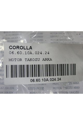 BH COROLLA AE92 1988-1992 MOTOR TAKOZU SOL