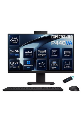 ASUS ExpertCenter P400 Intel Core 5 210H 24 GB DDR5 512 GB SSD 23.8'' Full HD IPS Windows 11 Pro All