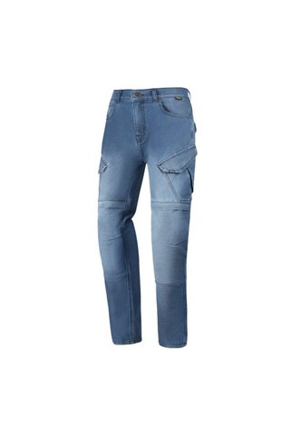 seca Squadron Motosiklet Kot Pantolonu Mavi