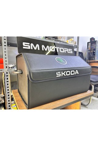 Sm Motors SKODA SUNİ DERİ BAGAJ ORGANİZER