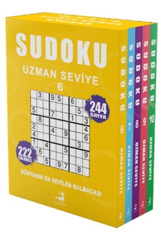 Vefa Yayınları Sudoku Uzman Seviye 5 Kitap Set