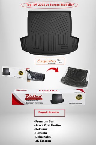 Rizline Premium Tog T10F 2025 ve Sonrası Bagaj Havuzu Kokusuz