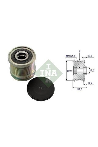 İna 535011110 Alternatör Kasnağı Rulmanlı 8 Kanal Mercedes