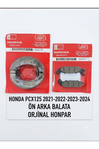 Honda PCX 2021-2022-2023-2024 ÖN ARKA BALATA ORJİNAL HONPAR