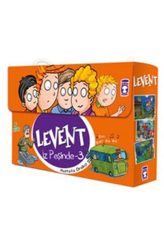 Timaş Çocuk Levent İz Peşinde - 03 Set (5 Kitap Takım)
