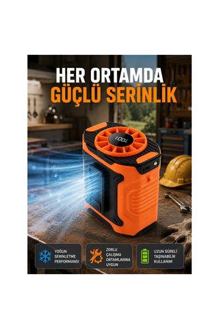 Epilons Usb Şarjlı Kompakt El Ve Boyun Fanı Çok Fonksiyonlu