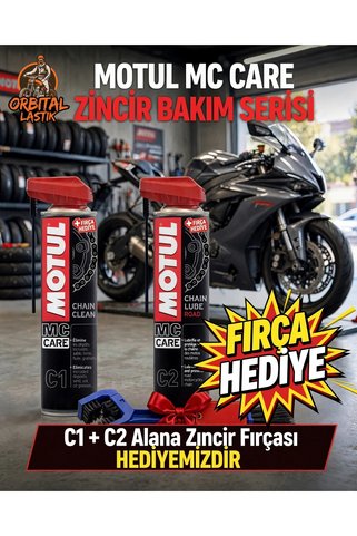 Motul BAKIM SETİ C1 +C2 400ML VE TEMİZLEME FIRCASI HEDİYE