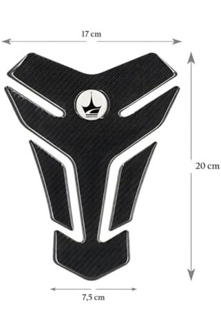 Yıldızan zkra shop Tank Pad |, BMW, ile Uyumlu | Kaydırmaz ve Dayanıklı Karbon | Motosiklet Tank Pad | GC01 (