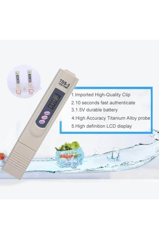 Yıldızan zkra shop TDS Metre Su Kalitesi Saflık Ölçüm Cihazı 1053162