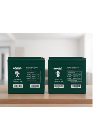 monero 12V 100 AMPER (12V 100Ah) 2'li PAKET (54 AMPER EBATLARI İLE AYNI) JEL ELEKTRİKLİ BİSİKLET AK
