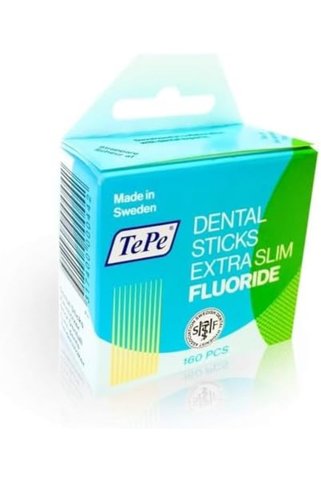 Yıldızan atu shop Dental Stick Kürdan X-Slim Bırch Florit (Yeşil) 511005