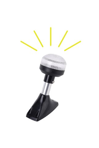 SomayStore Flaşörlü Direkli Fener 35cm 12v Led