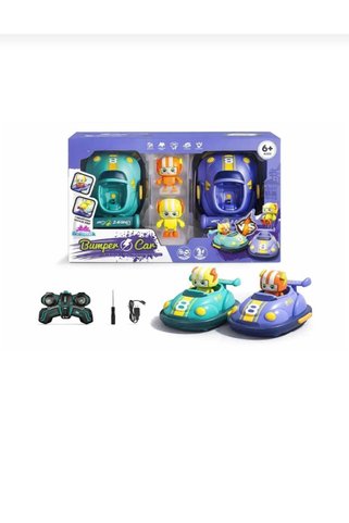 Aksoy Toys Uzaktan Kumandalı Şarjlı Müzikli Çarpışan Arabalar Seti