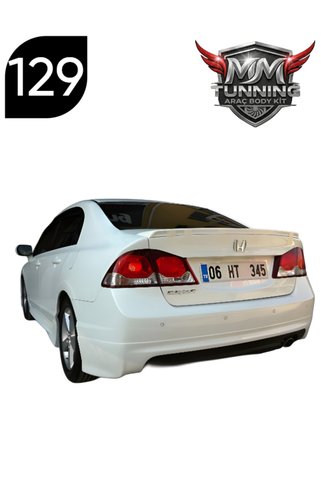 MMTUNNİNG HONDA CIVIC FD6 MUGEN ARKA EK (BOYASIZ GÖNDERİLECEKTİR)