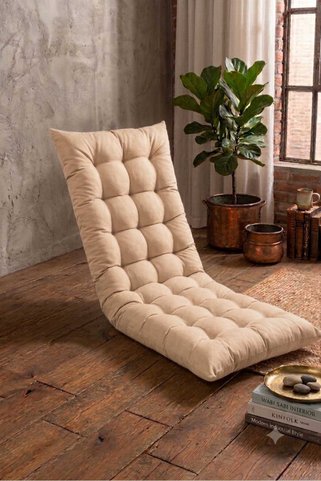 MoMMe SANDALYE MİNDERİ SALLANAN SANDALYE MİNDERİ BANK MİNDERİ 50*120 CM SÜTLÜKAHVE