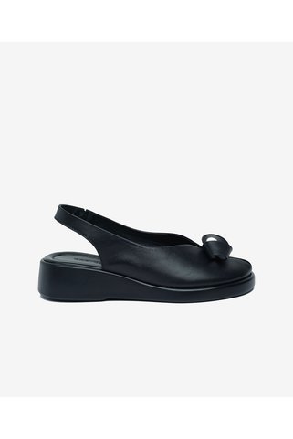 Greyder Kadın Siyah Hakiki Deri Sandalet 6Y2FS59402