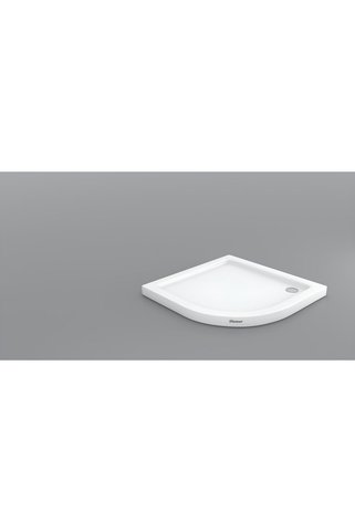 Shower 110x110 Baffin Oval Flat Duş Teknesi (h:7 cm)