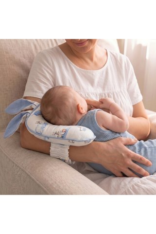 DEUX LAPINS Anne Müslin Emzirme Yastığı Bébé Lapin