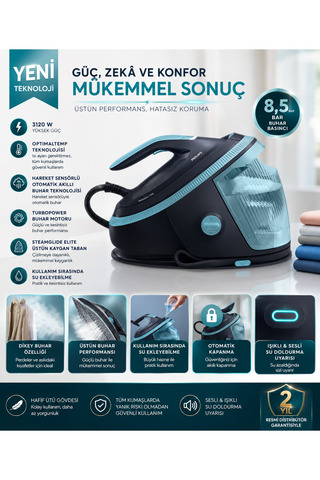 Philips Yeni 7000 Serisi Perfectcare Steam Generator Buhar Kazanlı Ütü