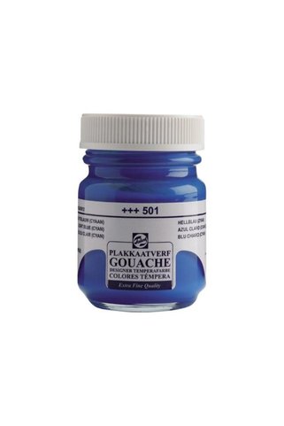 Talens 501 Guaj Boya 16 Ml Light Blue (Açık Mavi) (10 Lu Paket)