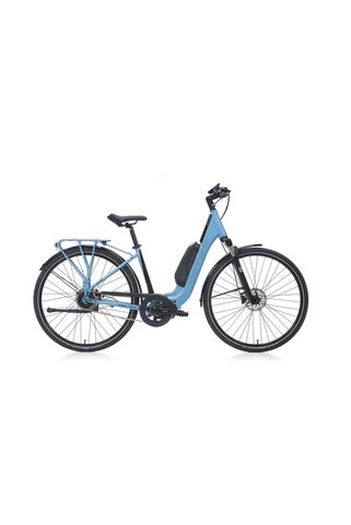 Carraro E-flow Kadın Şehir Bisikleti 450h Hd 28 Jant Nex-5 Mat Mavi Siyah