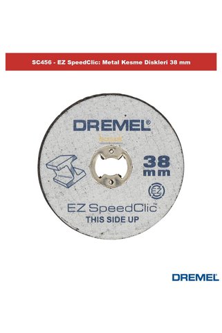 Dremel SC456 EZ SpeedClic Metal Kesme Diskleri 5'li Paket 2615S456JC