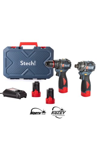 StechEnd STECH-END Akülü 2'li Set 16V SXS202