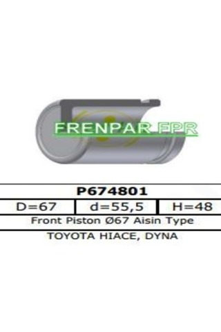 FPR Fren Kaliper Pistonu Ön Toyota Hiace