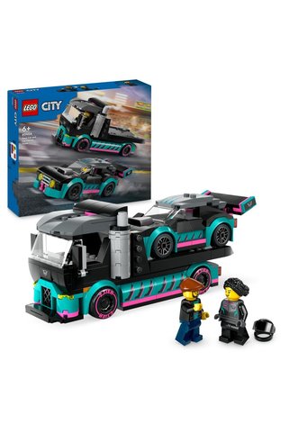 LEGO City 60406 Race Car & Car Transporter Truck, 328 pcs
