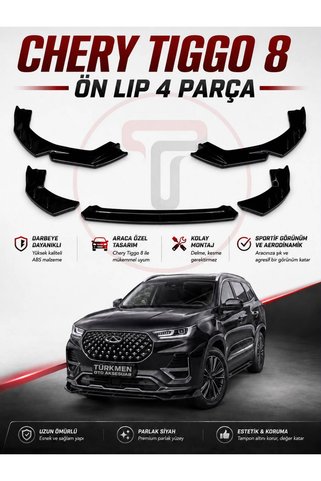 Türkmen Chery Tiggo 8 Ön Lip 4 Parça
