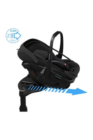 MAXİ-COSİ Coral SlidePro Isofix Bazalı 360 Dönebilen Tam Yatabilen Modüler 0-13 Kg Ana Kucağı Black
