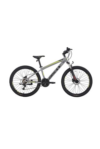 Bisan Cooper HD 26 Jant 21 Vites Açık Gri Siyah Sarı Dağ Bisikleti 35 Kadro