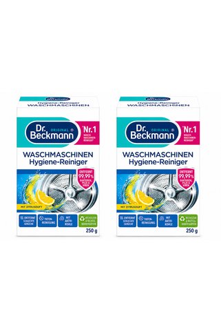 Dr.Beckmann Çamaşır Makinesi Hijyen Temizleyici 250 g - Kötü Koku Giderici ve Derin Temizlik X 2 Adet