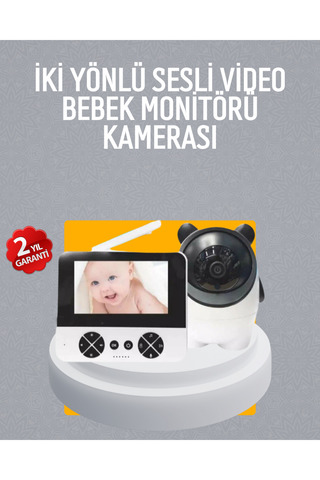 AKILLI Görüntülü Bebek Monitörü 4.3 İnç Ekran ve Sesli İletişim
